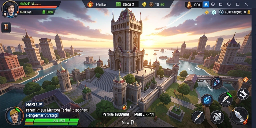 Screenshot gameplay Tower Defense HARAPJP yang penuh aksi dan strategi.