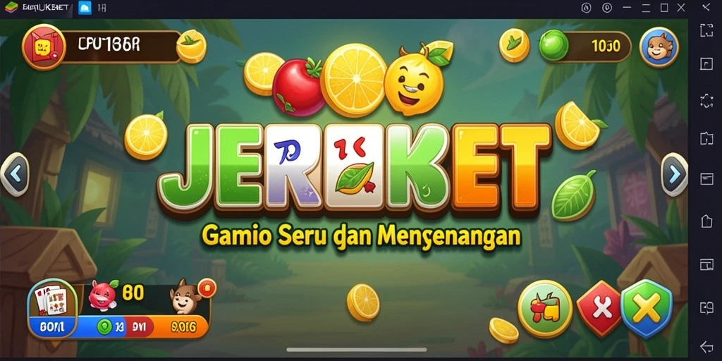 Tampilan seru gameplay Domino di JERUKBET.