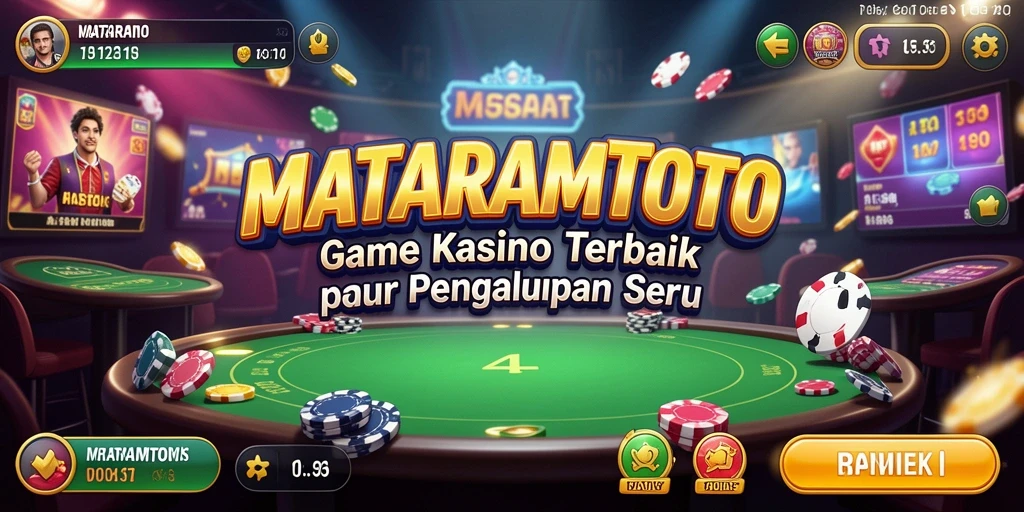 Tampilan gameplay seru dalam aplikasi MATARAMTOTO.