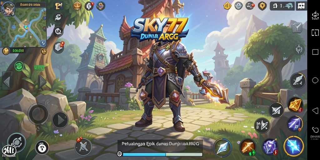 Tampilan gameplay mendebarkan dari SKY77 yang menghadirkan aksi ARPG terbaik.